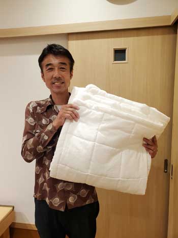 夏い夏も気持ち良く眠れる本麻敷パット 三重県熊野市向井ふとん店