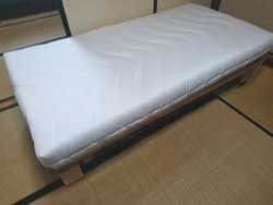 ベッドで寝るのが楽しみです
