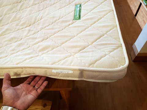朝起きると腰が痛いマットレス 三重県熊野市向井ふとん店