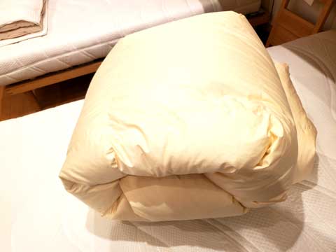 電気毛布無しでも温かい羽毛布団 三重県熊野市向井ふとん店