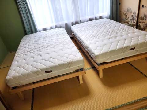 いびきが無くなり眠りが深くなったベット　三重県熊野市向井ふとん店