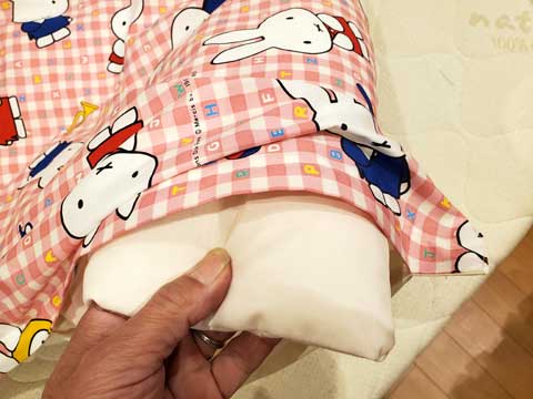オーダーメイド作りベビー掛布団 三重県熊野市向井ふとん店