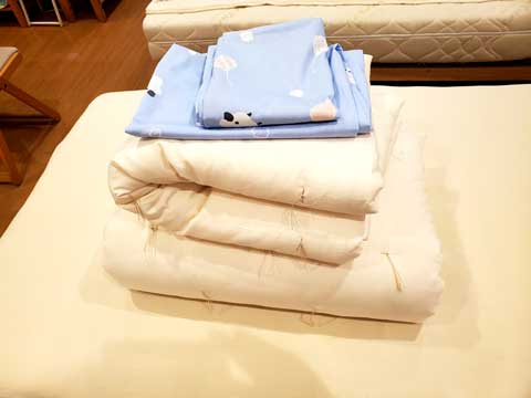 オーダーメイド手作りベビー布団 三重県熊野市向井ふとん店