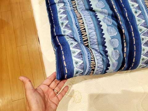 サイズオーダートラック用手作り敷布団 三重県熊野市向井ふとん店