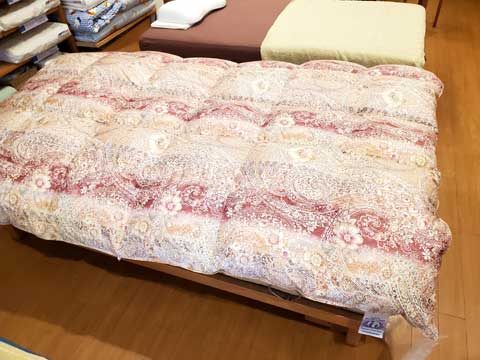 羽毛布団リフォーム事例 三重県熊野市向井ふとん店