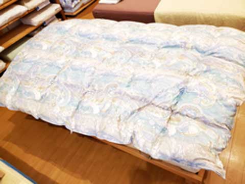 羽毛布団リフォーム事例 三重県熊野市向井ふとん店