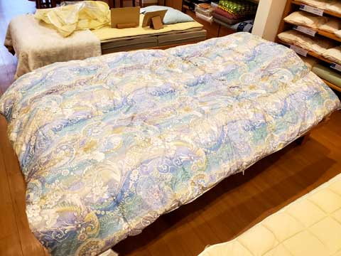 羽毛布団水洗いリフォーム 三重県熊野市向井ふとん店