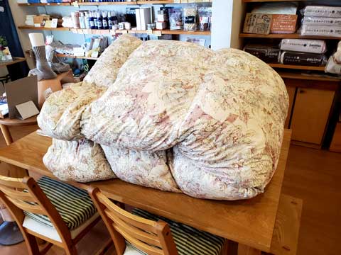 羽毛布団リフォーム仕立替え 三重県熊野市向井ふとん店