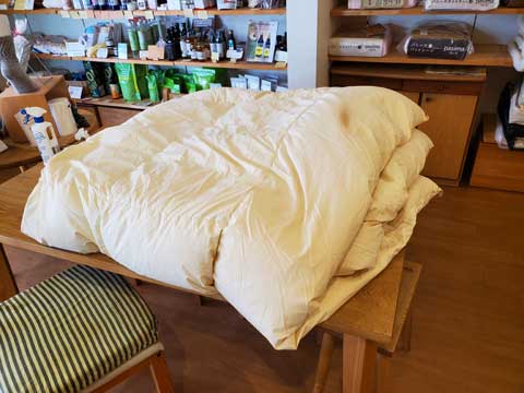 羽毛布団リフォーム仕立替え 三重県熊野市向井ふとん店
