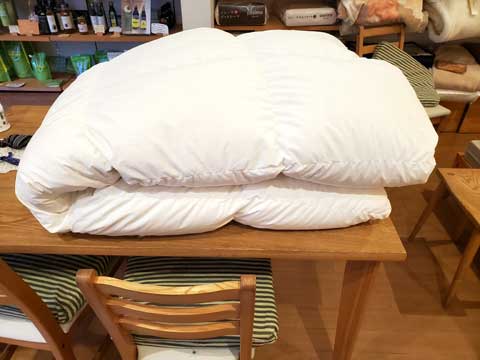 羽毛布団リフォーム仕立替え 三重県熊野市向井ふとん店