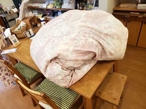 羽毛布団打ち直しリフォーム 三重県熊野市向井ふとん店
