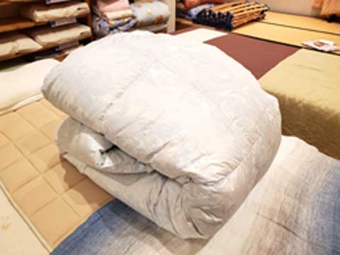 羽毛布団リフォーム事例 三重県熊野市向井ふとん店