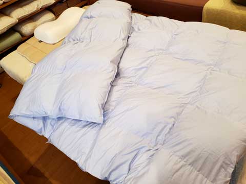 羽毛布団リフォーム事例 三重県熊野市向井ふとん店