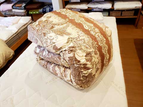羽毛布団仕立替えリフォーム事例 三重県熊野市向井ふとん店