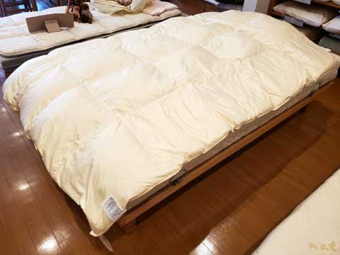 羽毛布団仕立替えリフォーム事例 三重県熊野市向井ふとん店