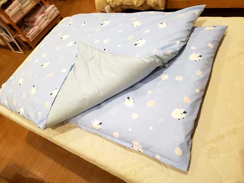 オーダーメイド手作りベビー布団　三重県熊野市向井ふとん店