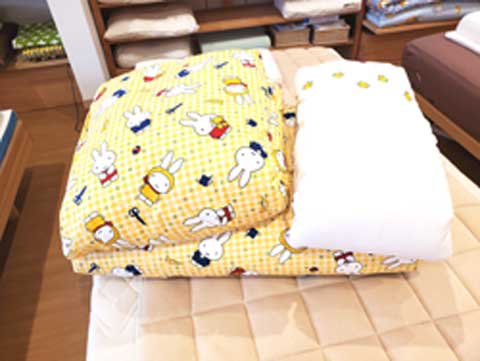 手作りベビー布団 三重県熊野市向井ふとん店