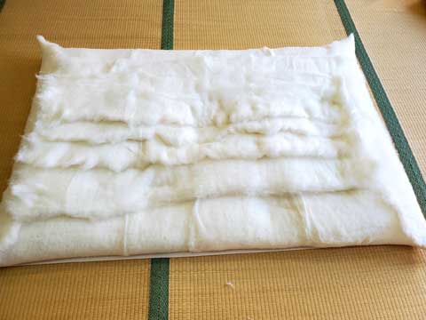 手作りベビー敷布団 三重県熊野市向井ふとん店