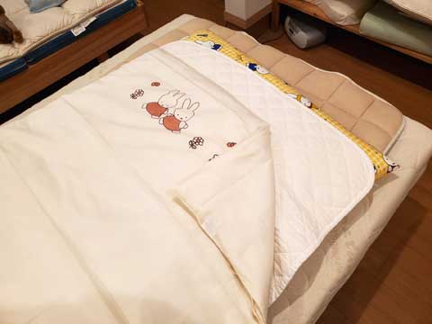 手作りベビー布団 三重県熊野市向井ふとん店