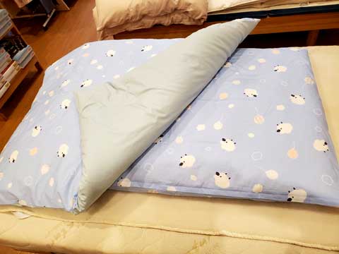 手作りベビー布団 三重県熊野市向井ふとん店