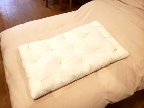 神奈川県からご注文、ゆりかご用ベビー敷布団　三重県熊野市向井ふとん店