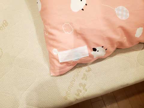 サイズオーダー保育所のお昼寝用手作り掛布団、敷布団 三重県熊野市向井ふとん店