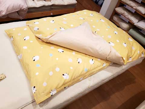 天然素材手作りベビー布団 三重県熊野市