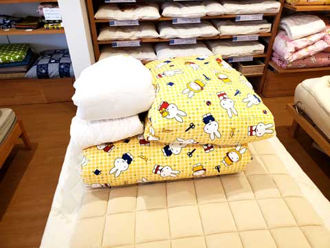 オーダーメイド天然素材手作りベビー布団 三重県熊野市向井ふとん店