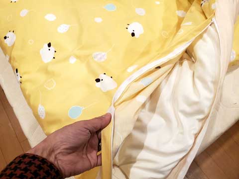 打ち直し手作り保育所お昼寝布団 三重県熊野市向井ふとん店
