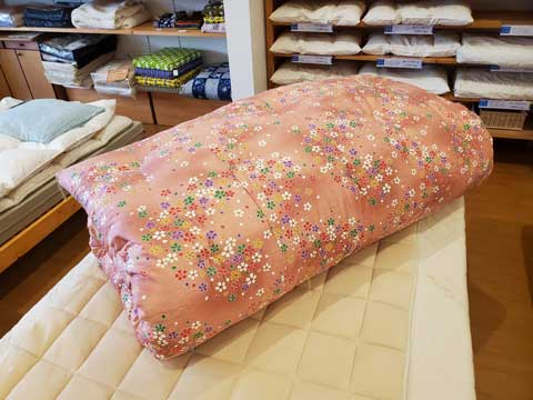 オーダーメイド天然素材手作り敷布団 三重県熊野市向井ふとん店
