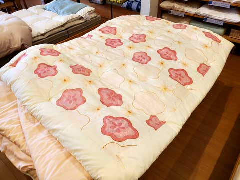 サイズオーダー少し軽い手作り掛布団 三重県熊野市向井ふとん店