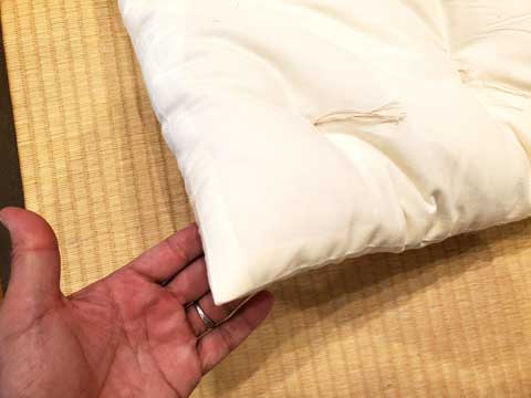 小さいベビーベット用手作りベビー布団 三重県熊野市向井ふとん店