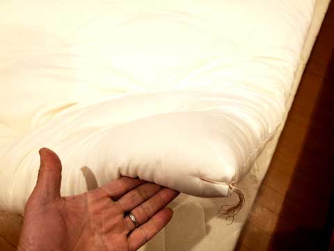 埼玉県からご注文、打ち直し手作り布団 三重県熊野市向井ふとん店