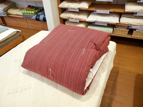 打ち直しオーダーメイド市木木綿手作り肌掛け布団　三重県熊野市向井ふとん店