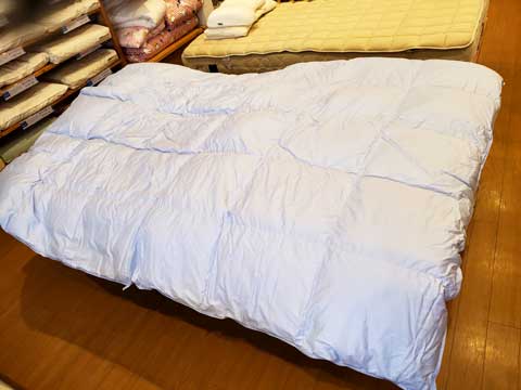 羽毛布団水洗いリフォーム 三重県熊野市向井ふとん店