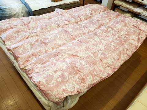 羽毛布団打ち直しリフォーム　三重県熊野市向井ふとん店