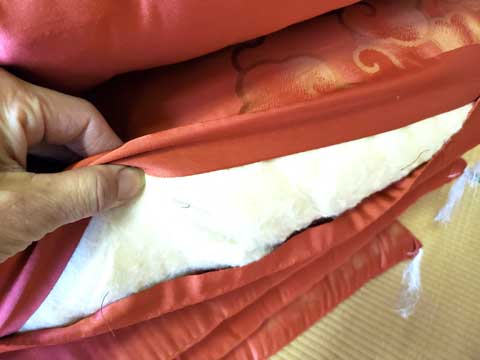 打ち直し手作り座布団　三重県熊野市向井ふとん店