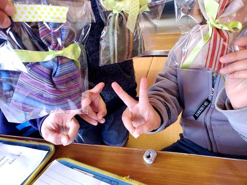 三重県伝統工芸品市木木綿香り袋作り 向井ふとん店