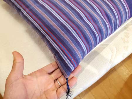 オーダーメイド市木木綿手作り座布団 三重県熊野市向井ふとん店