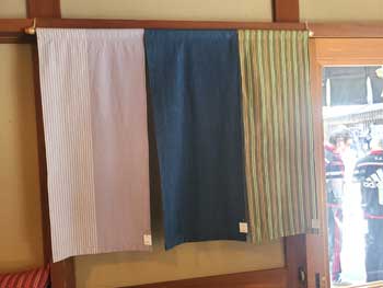 三重のもめん展 コラボ暖簾 おかげ横丁