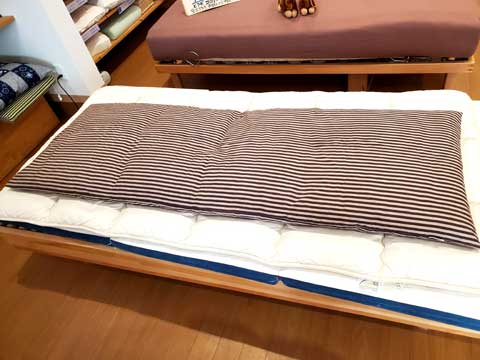 オーダーメイド市木木綿お昼寝布団 三重県熊野市向井ふとん店