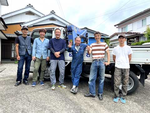 市木木綿織工場移転　　向井ふとん店