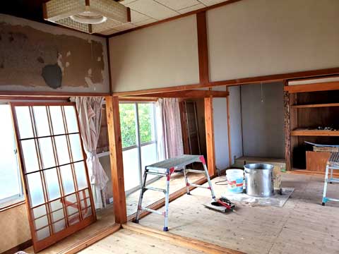 三重県伝統工芸市木木綿織工場の改修 向井ふとん店