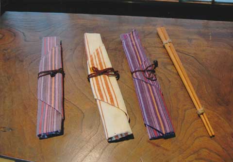 お箸入れ 市木木綿 熊野古道 お土産 手作り 向井ふとん店