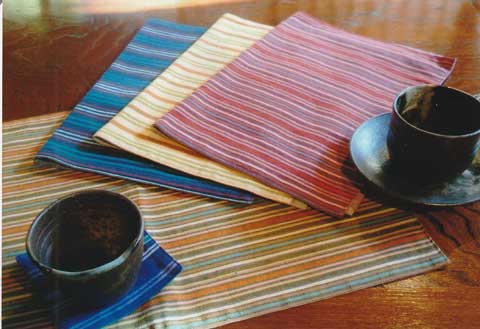 市木木綿 ランチョンマット 熊野古道 お土産 手作り