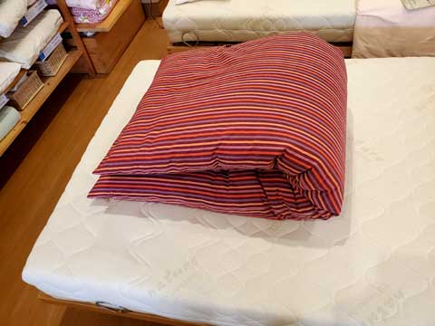 三重県伝統工芸市木手作りお昼寝布団 向井ふとん店