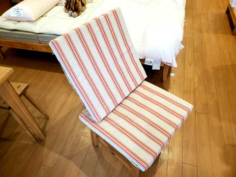 三重県伝統工芸市木お尻が痛くない座布団 向井ふとん店