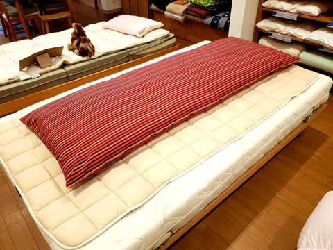 オーダーメイド市木木綿お昼寝布団 三重県熊野市向井ふとん店