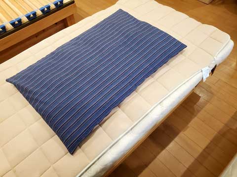 市サイズオーダー木木綿オムツ替え布団　三重県熊野市向井ふとん店