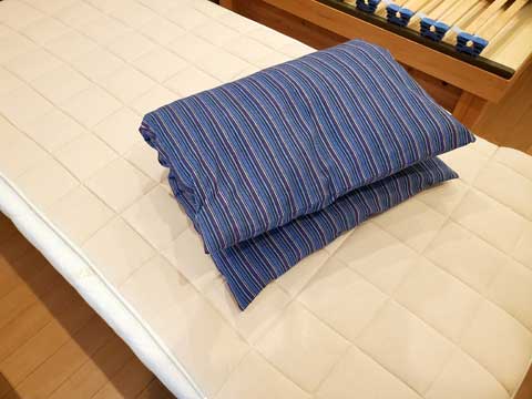 オーダーメイド市木木綿お昼寝座布団 三重県熊野市向井ふとん店